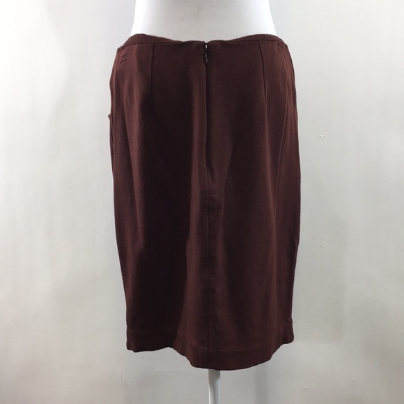 CAbi Burgundy Currant Boss Pencil Skirt Womens 10 Fall 2018 - Picture 3 of 12